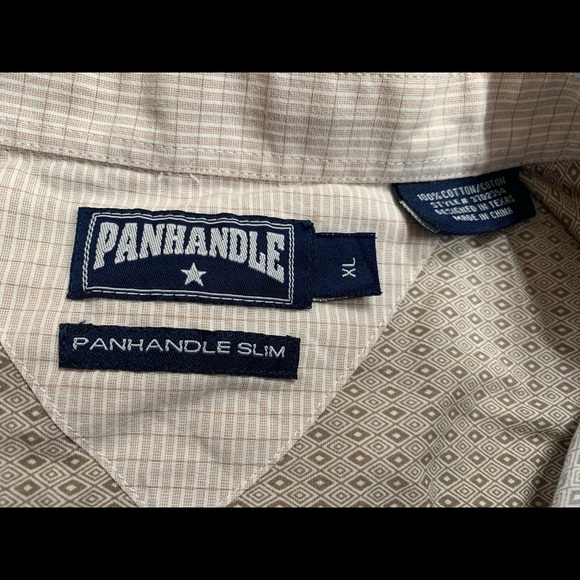 NWOT Panhandle Slim mens short sleeve button shirt - Picture 2 of 2